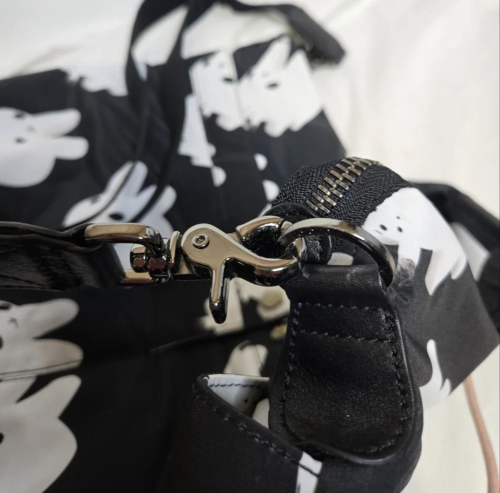KIDROBOT x Kozik Smorkin Labbit Photo Pop Black Aviator‎ Messenger Shoulder Bag